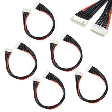 7 Pin JST-XH 6S Balance Plug Extension Lead Wire 200mm 5 PCS for LiPo Battery Balance Charging 22AWG Silicone (6S)