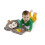 Bright Starts Bright Starts tapis d'eau bébé jouet sensoriel - Hungry Monkey 9