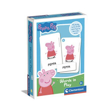 - 61552 - Peppa Pig Educational Toy - Playing cards Play For Future, 100% Recycled materials, Made in Italy, Ages 3 Years Plus, Multicolor