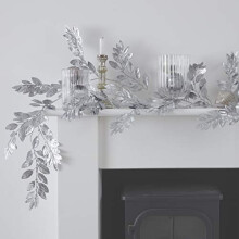 Silver Foliage Christmas 1.5m Decoration Garland