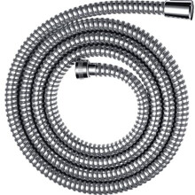 Metaflex shower hose 1.25 m, anti-kink and flexible, chrome effect coil wrap 28262000