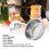 51mm Stainless Steel Coffee Machine Filter Single Layer Filter Basket Fit for DeLonghi 4