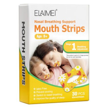 30 pcs Sleep Mouth Tape Sleep Mouth Strips Fabric Sleeping Mouth Tape for Better Nose Breathing Sleep Aids Mouth Sleep Strips for Children and Adult