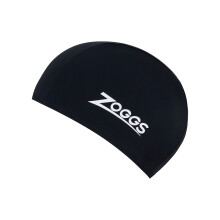 Unisex Stretch Swimming Cap, Black, One Size UK