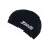 Zoggs Unisex Stretch Swimming Cap, Black, One Size UK 1