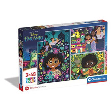 Puslespil 3x48 Super Color Disney Encanto