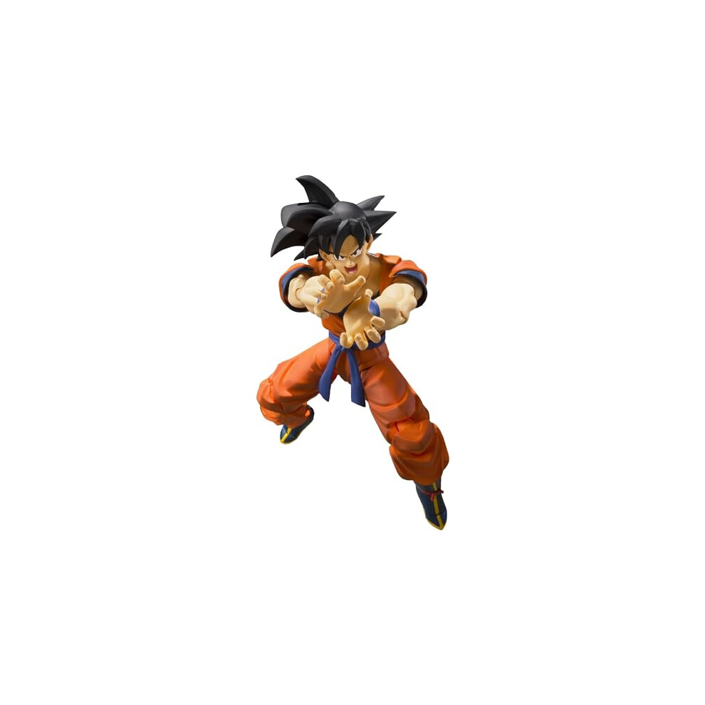 S.H. Figuarts Dragon Ball Son Goku - Saiyan in Earth - Approximately 140mm ABS & PVC Painted Action Figure