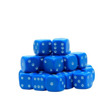 30x terningpakke | 10mm klassisk bl? plet ternings?t | Til klassiske og professionelle terningspil til bordplader | Af Warlord Games