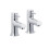 Bristan Essentials Mios Bathroom Taps, 3/4 Inch Basin Taps 1