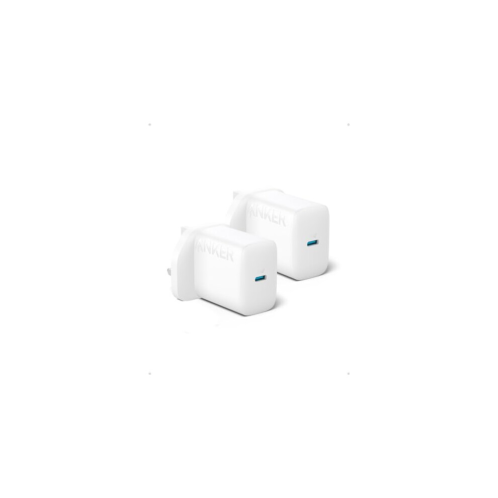 USB C Plug, iPhone Charger, 2-Pack 20W USB C Fast Wall Charger, USB C Charger Block for iPhone 15/15 Plus / 15 Pro / 15 Pro Max/iPad Pro/AirPods Pro 2