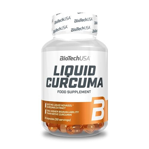 Liquid Curcuma | High Bioavailability | Liquid Curcumin Extract | with Vitamin D | 30-Day Supply