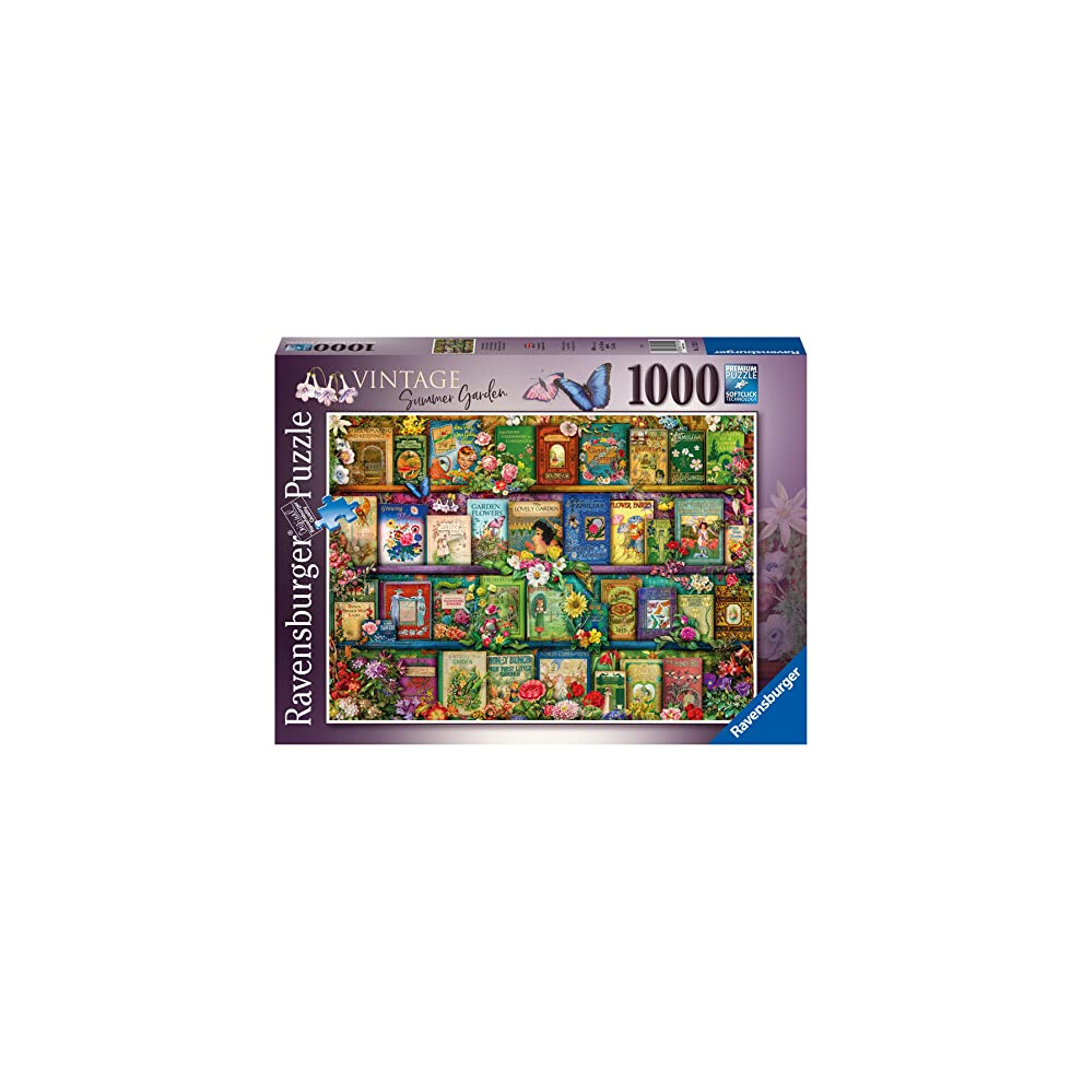 Aimee Stewart Vintage Summer Garden 1000 Piece Jigsaw Puzzle for Adults & Kids Age 12 Years Up