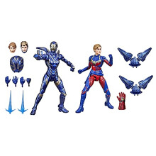 Marvel Legends Series 6-Inch Actiefiguur Toy Captain en Rescue Armor 2-Pack