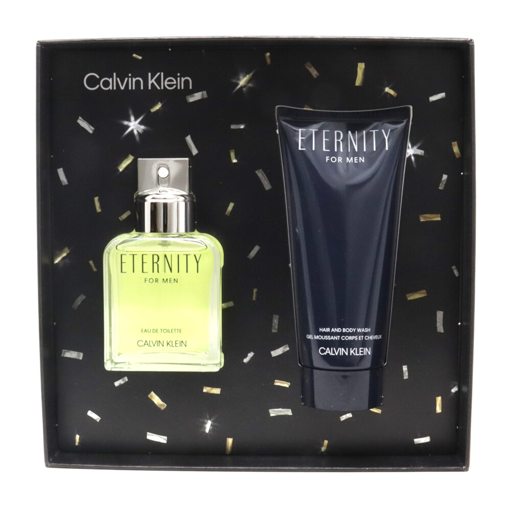 Calvin Klein Eternity For Men Eau De Toilette 2 Pcs Set  / New With Box