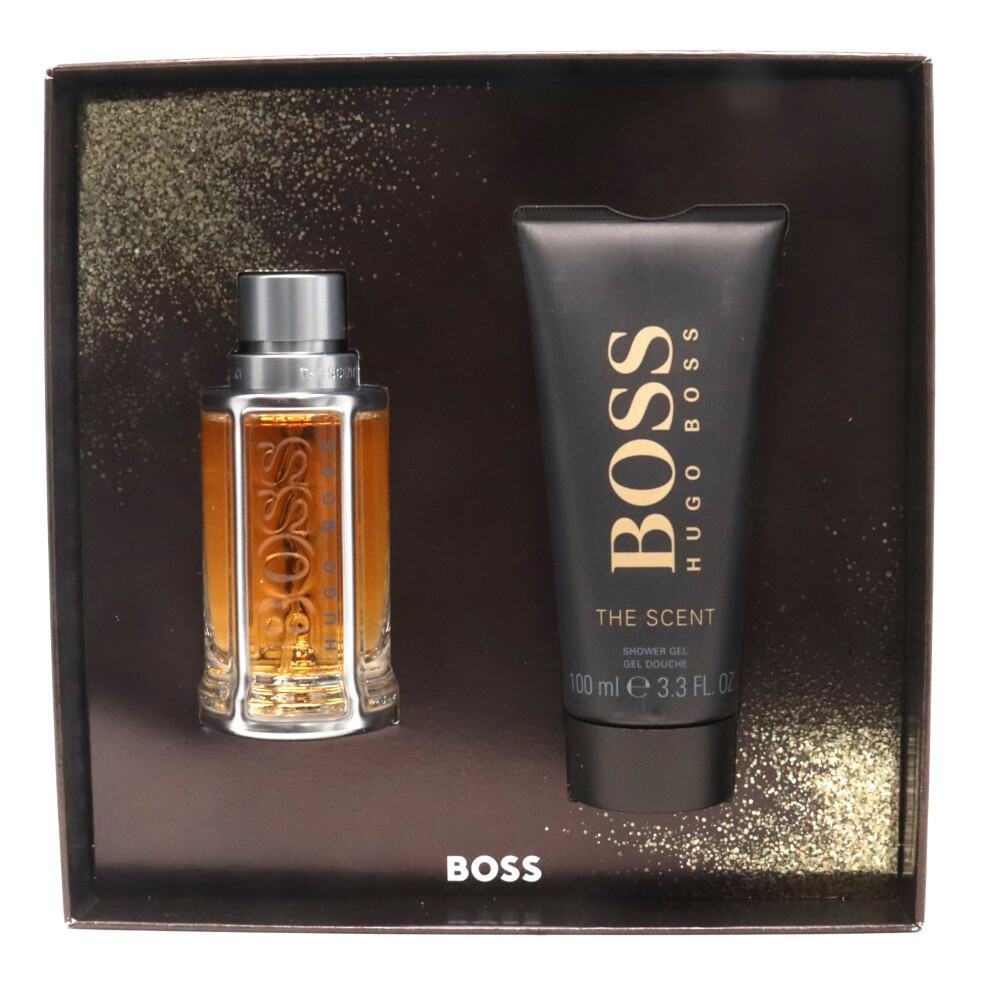 Hugo Boss The Scent Gift Set 50ml EDT Spray + Shower Gel 100ml