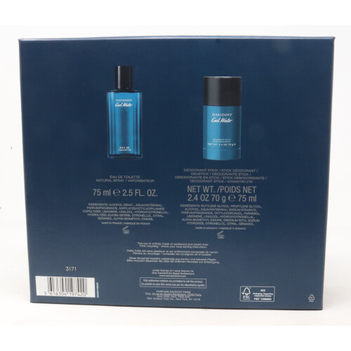 Davidoff Davidoff  Cool Water Eau De Toilette 2 Pcs Set  / New With Box 2