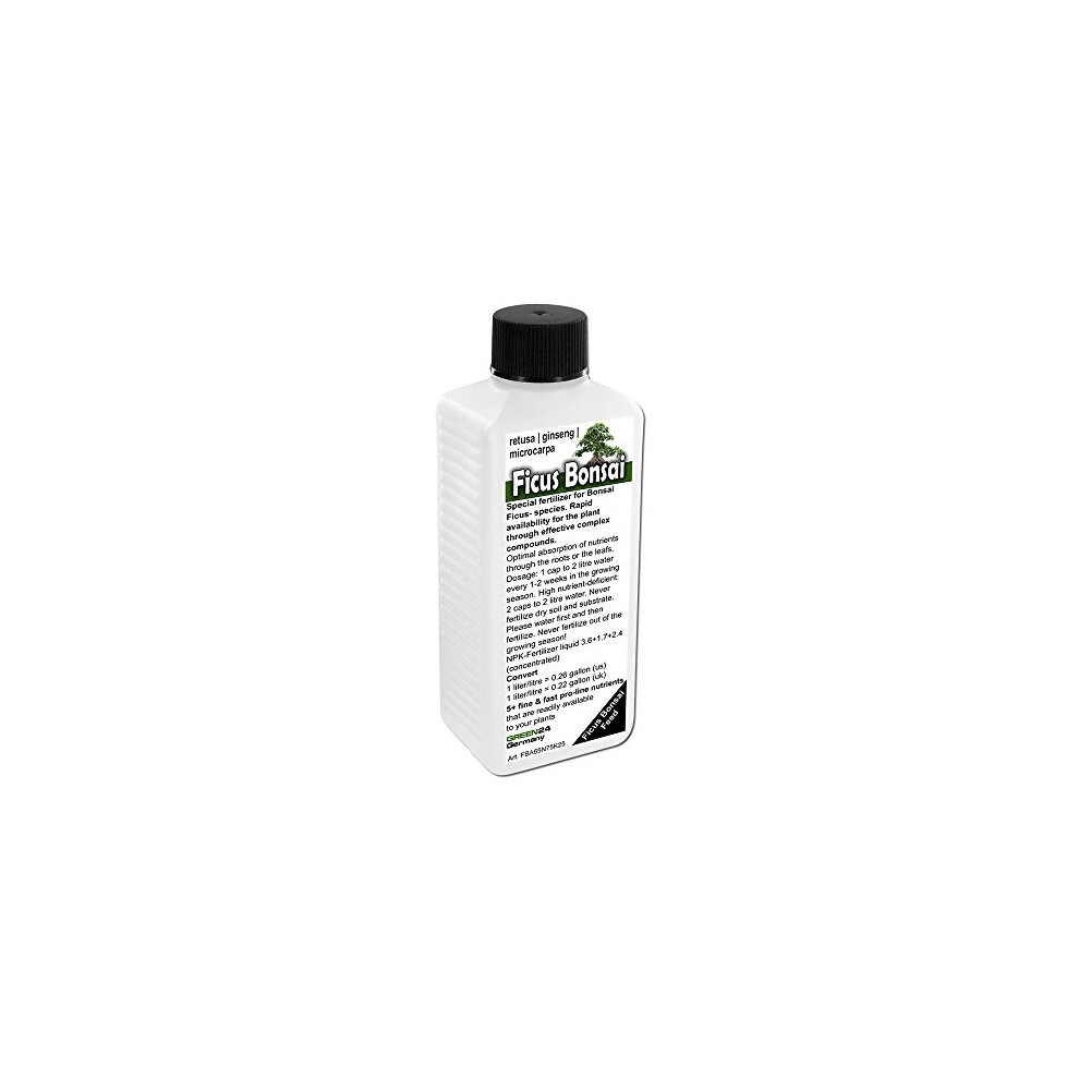 Ficus Bonsai Liquid Fertilizer NPK for Ficus ginseng, retusa, microcarpa, Bonsai Fertilizer