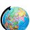 30cm World Globe Political Map - Large Educational Geographic Globe - Self Assembled School Globe - 30cm Diameter 5