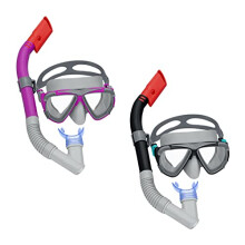 Set Maschera e Tubo - Bestway - 24023 - Colore Assortito - Protezione UV - +3 Anni