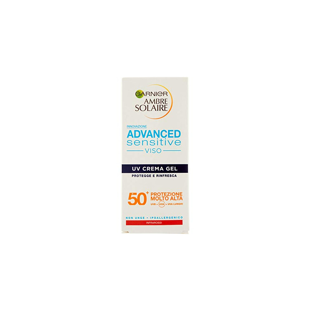 Ambre Solaire - Advanced Sensitive Face SPF50+ Uv Gel Cream 50 ml