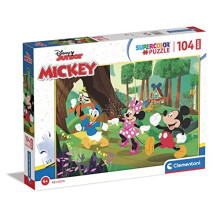 Puslespil 104 Maxi Super Color Mickey og venner