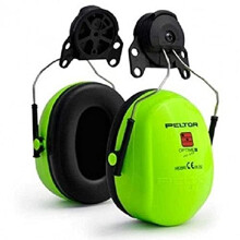 Optime III Earmuffs, 34 dB, Hi-Viz, Helmet Mounted, H540P3E-475-GB