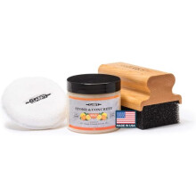 Soapstone Slate and Concrete Finishing Kit - Soapstone Wax - Large Applicator - Buffing Pad - Soap Stone, Slate, and Concrete Countertop Wax