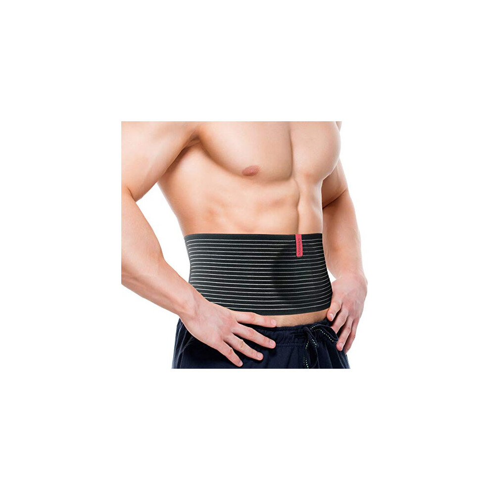 Ortonyx Umbilical Hernia Belt For Men And Women - Abdominal Support Binder With Compression Pad - Navel Ventral Epigastric Incisional And Belly Button Hernias