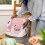 Ingenuity Ingenuity, Baby Base 2-in-1 Seat, Peony, Booster Chair, Dining and Feeding Seat for Toddlers, Easy to Clean with Removable and Self-Storing Tray, Ages 10