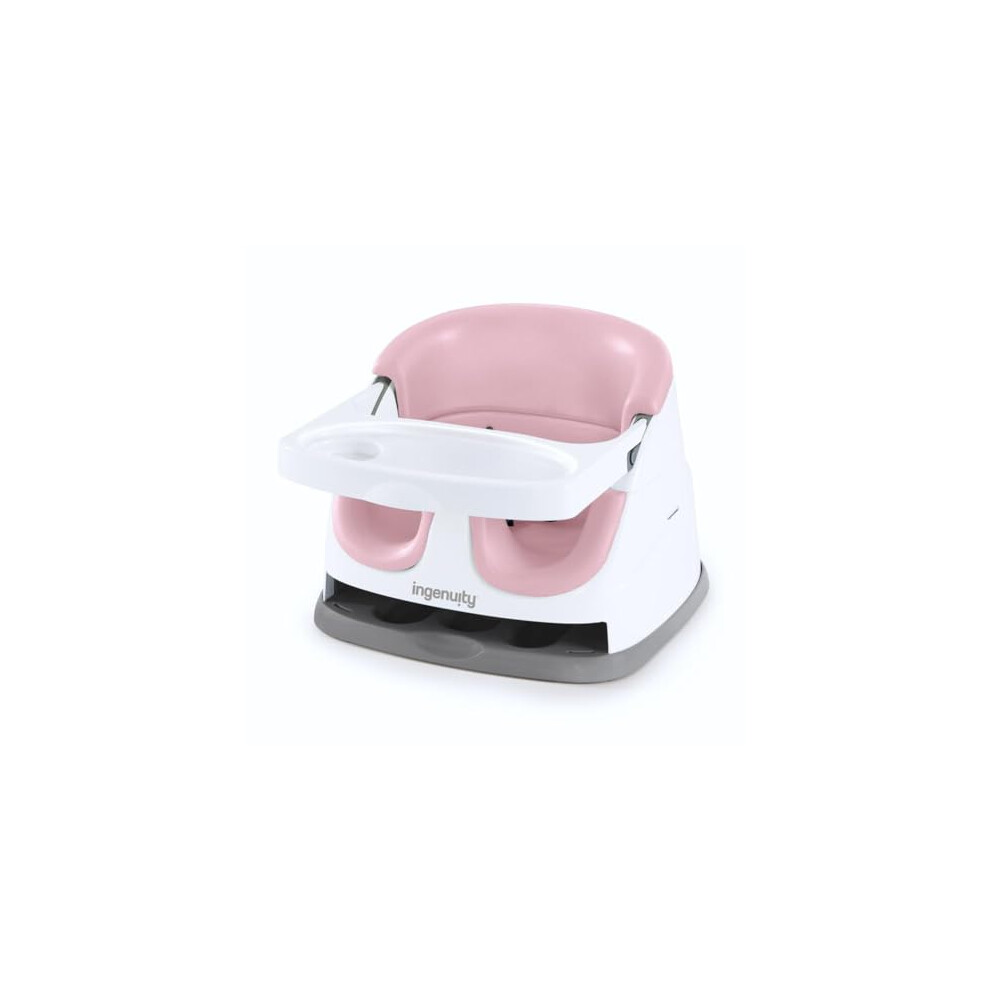 Photos - Highchair Bright Starts Ingenuity, Baby Base 2-in-1 Seat, Peony, Booster Chair, Dining and Feeding Seat for Toddlers, Easy to Clean with Removable a 