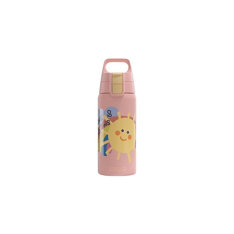 - Insulated Kids Water Bottle - Shield One Therm - Suitable For Carbonated Beverages - Leakproof - Dishwasher Safe - BPA Free - 90% Recycled Stainless