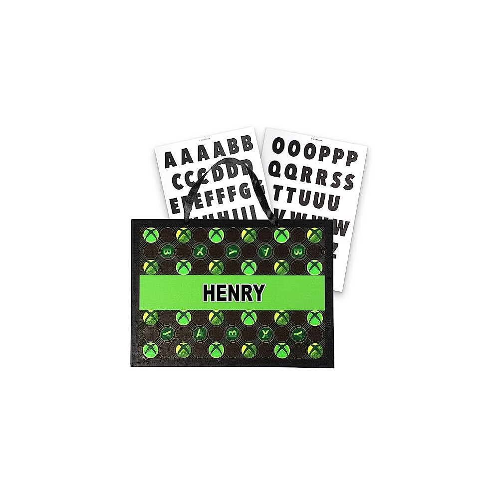 - Personalised Name Door Plaque - Xbox Accessories - Room Decor - Stickers - Wall Decor - Christmas Gifts - Man Cave Decor - Gifts for Boys