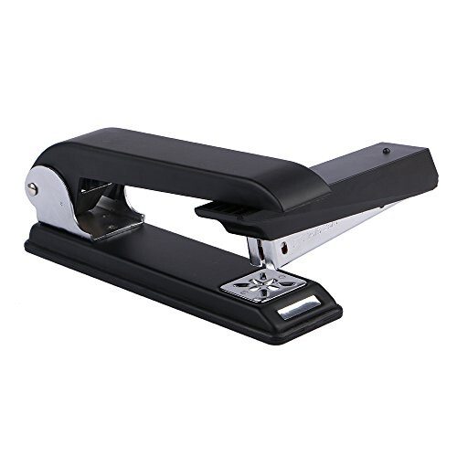 Swing-Arm Swivel Stapler, 12 Sheet Capacity, Specialized for Booklet Stapling, Black
