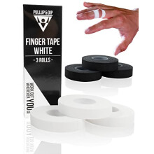 Finger Tape with Extra Strong Adhesive, 3 Rolls (Total 98 ft.) Climbing Tape, Skin-Friendly Sports Tape, Hand Tape for Weight Training, Volleyball,