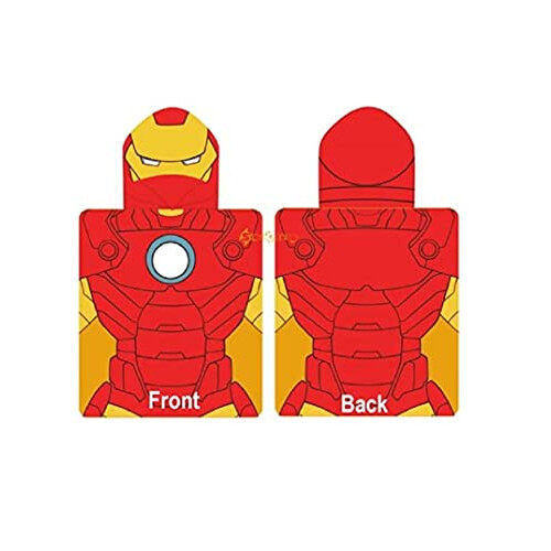 Disney Marvel Avengers Iron Man Poncho Hooded Towel 1