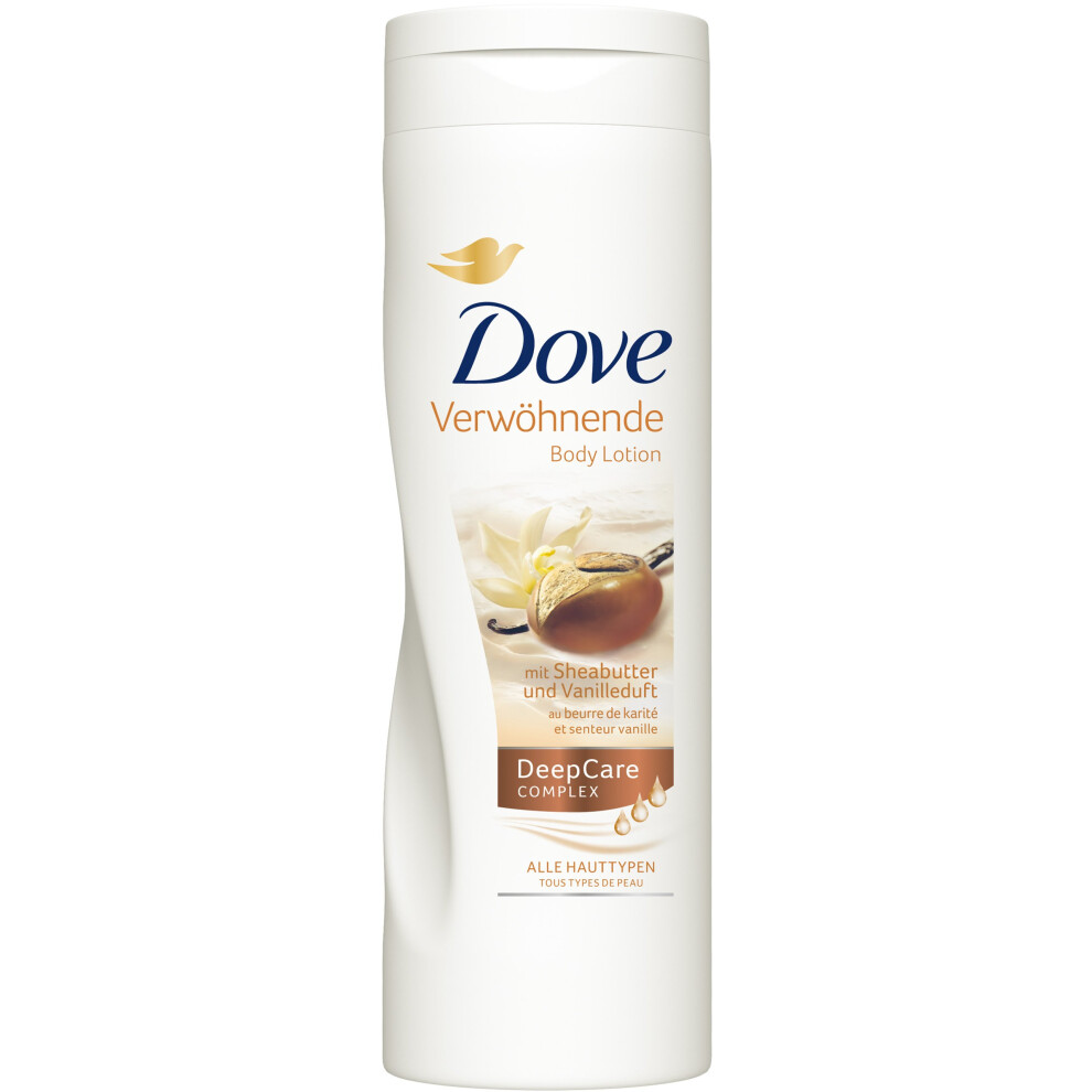 Indulgent Nourishing Body Lotion with Shea Butter and Vanilla Fragrance Pack of 2/2 x 400 ml