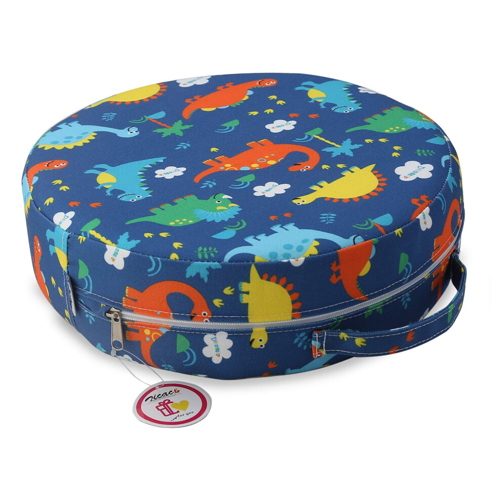 Toddler Booster Seat For Dining Table, Dismountable Washable Dining Chair Booster Cushion With Adjustable Straps,Travel Booster Seat For Baby Kids Zicac