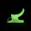 Sea/Shore/Beach/Mackrell Fishing Casting Trigger/Bionic finger/Finger casting aid/Casting cannon (Glow In The Dark) 4