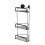 Croydex Stick 'n' Lock 3 Tier Corner Basket Matt Black 1
