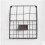 Metal Door organizer Black single layer - Letter Rack - Mail Catcher Mininalistic 4