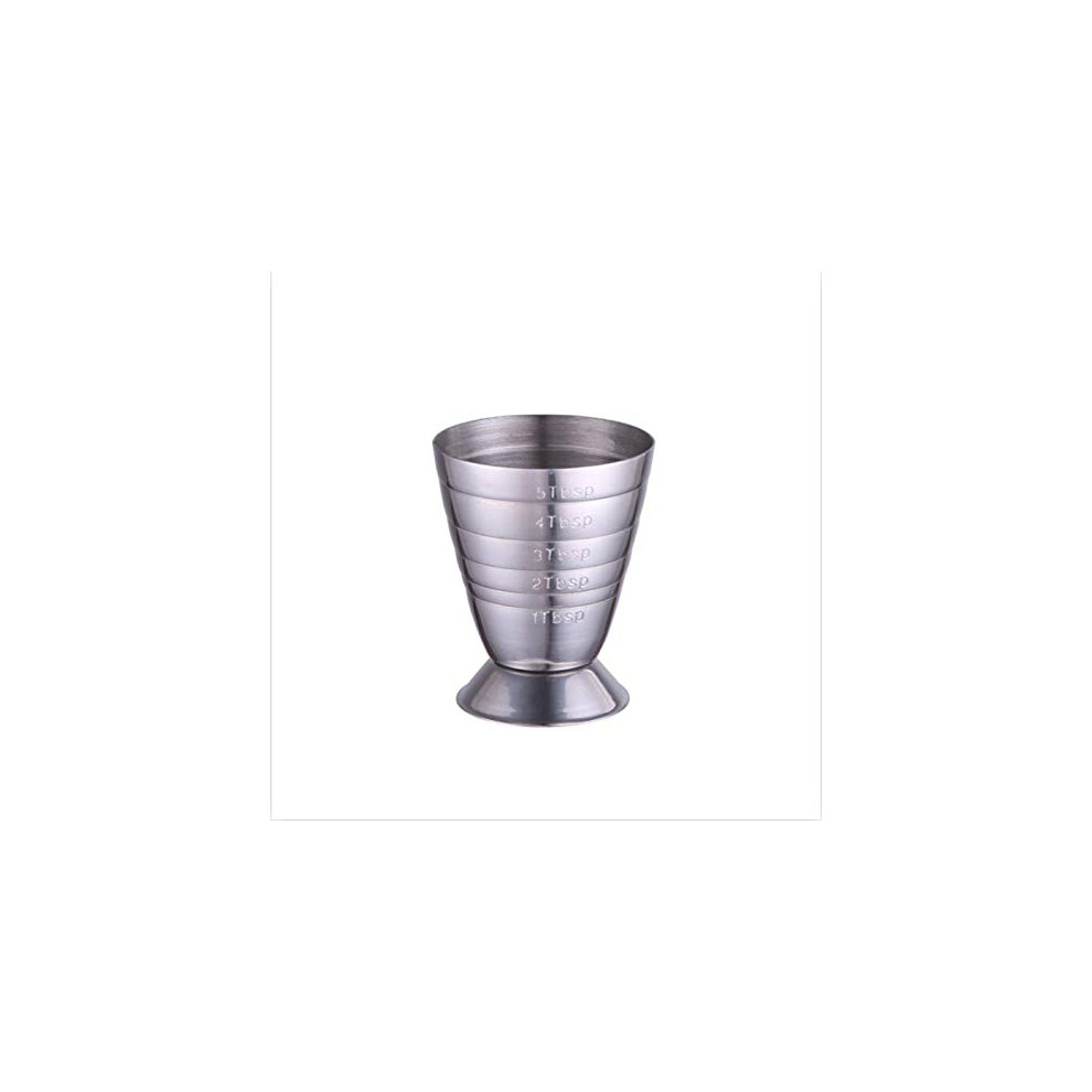 Stainless Steel 75 ml Jigger Bar Craft Dual Spirit Measure Cup Peg Measuring Cup for Bar Party Wine Cocktail Drink Shaker