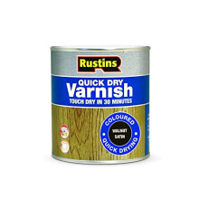 Quick Dry Varnish, Satin Walnut, 1 L