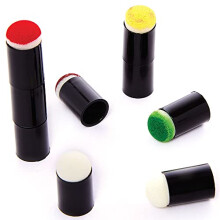 FC925 Finger Sponge Dabbers - Pack of 10, Kids Finger Painting Tools, Kids Painting, Kids Arts and Crafts