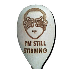 ELTON JOHN STAR GLASSES INSPIRED WOODEN BAKING SPOON KITCHEN COOKING BIRTHDAY PRESENT FAN GIFT