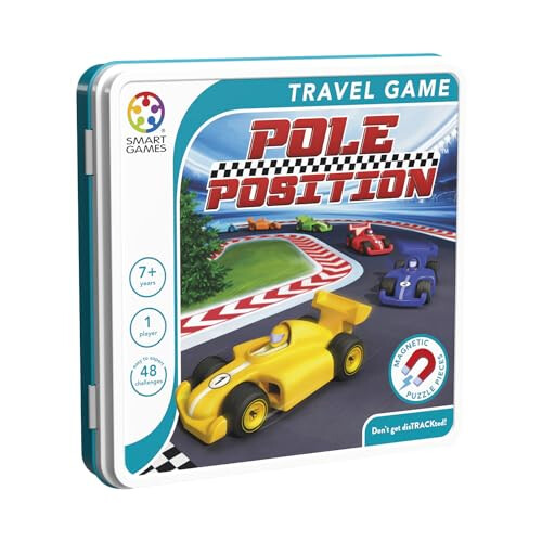 - Pole Position, Magnetic Puzzle Game in Tin with 48 Challenges, Ages 7+ 1
