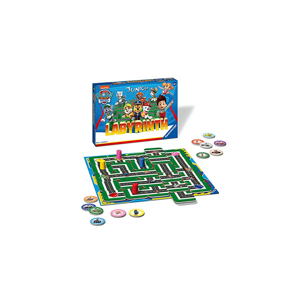 Paw Patrol Labyrinth Junior - Moving Maze Game Family Board Game for Kids Age 4 Years Up