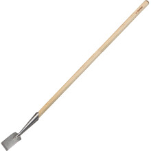 Garden Spade Hoe - Long Handle Garden Hoe with Narrow Spade Head – Ideal for Weeding Crowded Flowers and Vegetable Beds