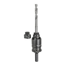 Hole Saws Arbor Kit - A6-4 Kwik-Change Arbor with HSS Drill Bit 8.75mm Hex Shank 9.75mm Chuck - Quick Change Mandrel