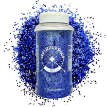 Large 500g Shaker Jar of Blue Glitter-Colourful Glitter for Resin or Crafts, Chunky Glitter, Nail Art