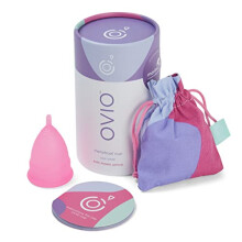 Menstrual Cup - Reusable Soft and Flexible 100% Medical Grade Silicone Cup with Travel Pouch - Leak Free and Reliable with Size Replacement Guarantee